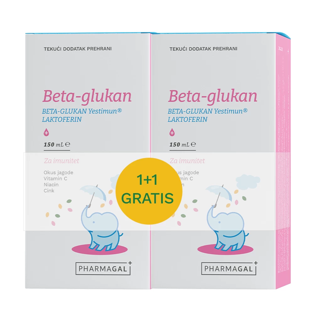 Beta glukan, tekući dodatak prehrani, 1+1 GRATIS
