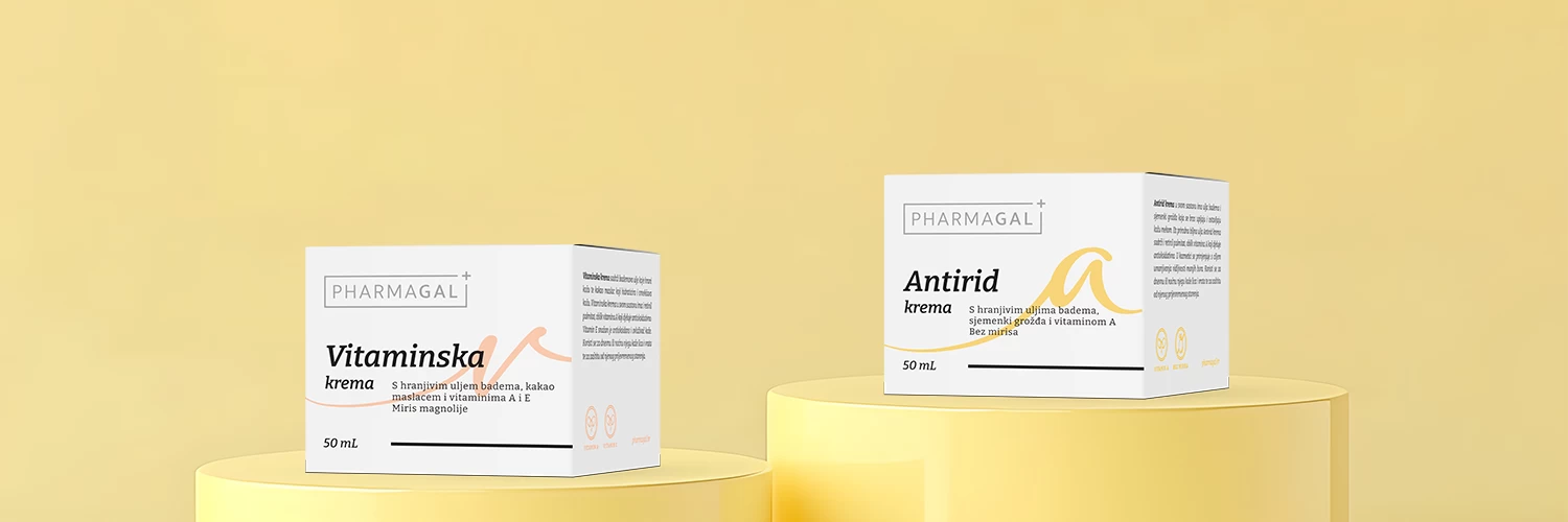 Veća vrijednost u svakom lončiću — Pharmagal Antirid i Vitaminska krema u novom pakiranju